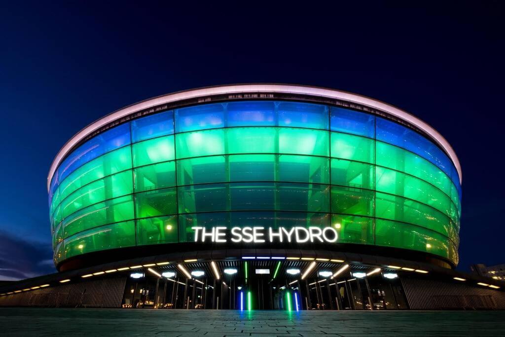Riverside Exec Apartment With Balcony - Secc/Hydro Glasgow Esterno foto
