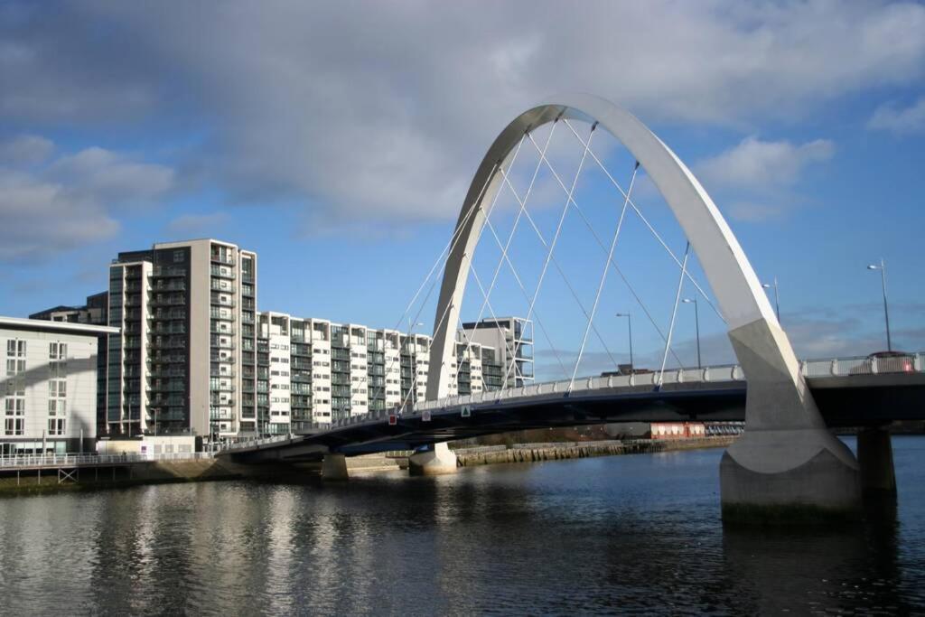 Riverside Exec Apartment With Balcony - Secc/Hydro Glasgow Esterno foto